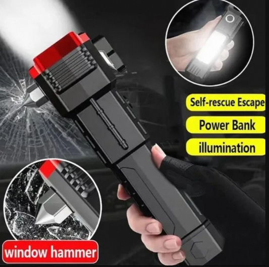 Multifunction 8in1 Portable Led Flashlight Rechargeable LED Torch Flashlight
