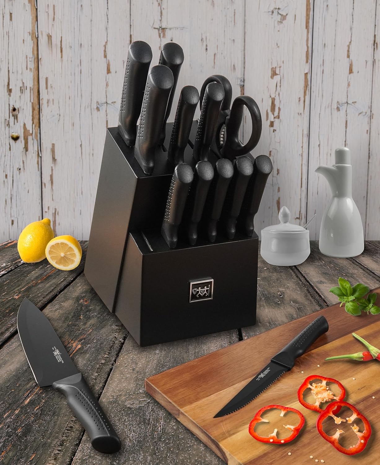 15 Pcs Kitchen Knife Set 0 Reviews