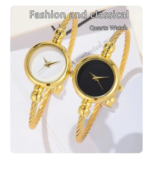 2PCS Fashion Luxury Women's Watch