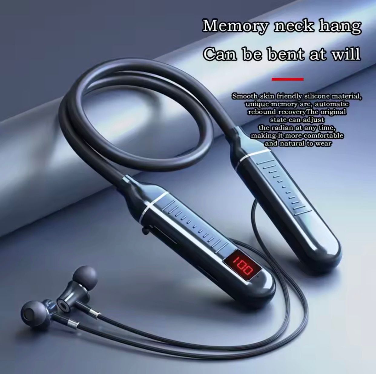 Bluetooth 5.2 Wireless Neckband Headphone