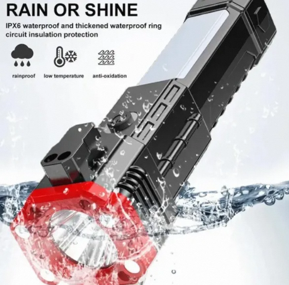 Multifunction 8in1 Portable Led Flashlight Rechargeable LED Torch Flashlight