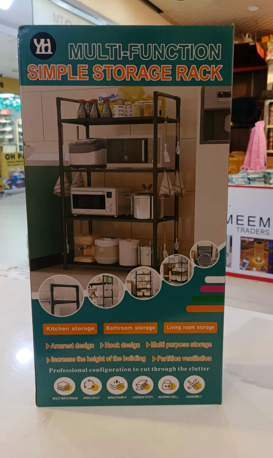 Heavy Duty Storage Shelving Unit for Kitchen, Pantry, Closet, Bathroom, Laundry, and Gara