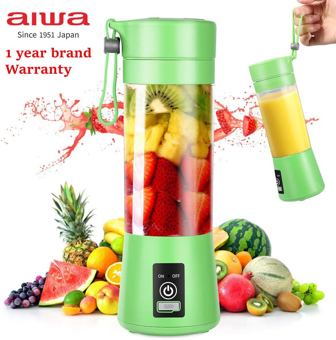 Portable USB Electric Blender Cup – Mini Juicer